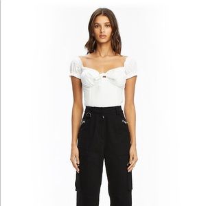 i.am.gia white naomi top